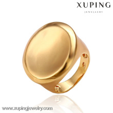 12987 china schmuck herstellung mode 18 karat gold farbe legierung ring für männer